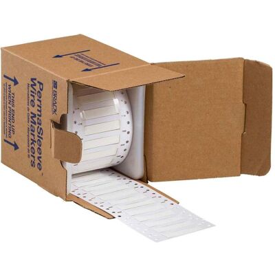 Brady, Rouleau d’étiquettes, 2LSZH-250-2-WT-S, B-7641, PermaSleeve gaine thermorétractable 2:1, blanc, 50.80 x 11.15 mm, Low Smok - Publicité Brady, Rouleau d’étiquettes, 2LSZH-250-2-WT-S, B-7641, PermaSleeve gaine thermorétractable 2:1, blanc, 50.80 x 11.15 mm, Low Smok - Publicité