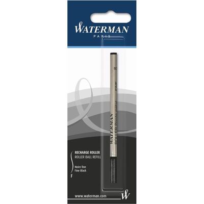 Waterman, Cartouche de rechange + encrier, mine de rollers (Noir, 0.40 mm, 1 pcs) - Publicité Waterman, Cartouche de rechange + encrier, mine de rollers (Noir, 0.40 mm, 1 pcs) - Publicité