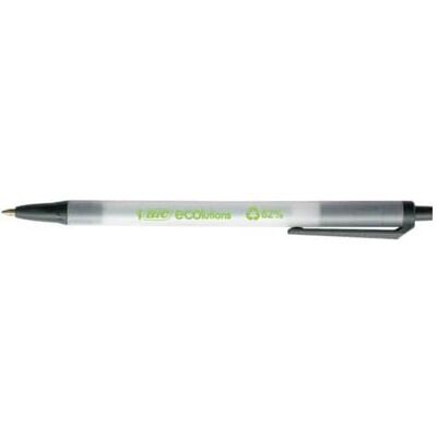 Bic, Stylo, Stylo à bille Ecolutions noir (1x) - Publicité Bic, Stylo, Stylo à bille Ecolutions noir (1x) - Publicité