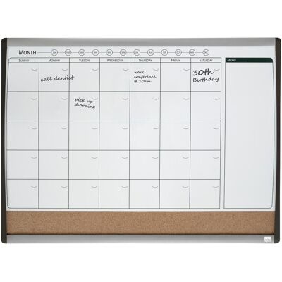 Nobo, Tableau de présentation, Tableau combiné (58.50 x 43 cm) - Publicité Nobo, Tableau de présentation, Tableau combiné (58.50 x 43 cm) - Publicité