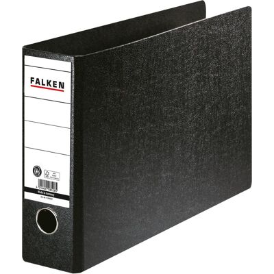 Falken, Classeur, Classeur 80mm DIN A4 horizontal Matériau : Carton dur Matériau de contrecollage extérieur : Carton (A4, De part et d'autre, 80 mm, 1 pcs) - Publicité Falken, Classeur, Classeur 80mm DIN A4 horizontal Matériau : Carton dur Matériau de contrecollage extérieur : Carton (A4, De part et d'autre, 80 mm, 1 pcs) - Publicité