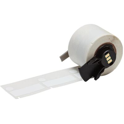 Brady, Rouleau d’étiquettes, M6-120-499, Tissu de nylon, blanc, mat, 12.70 x 25.40 mm, avec étiquette de couverture 9.53 mm de (46.05 mm) - Publicité Brady, Rouleau d’étiquettes, M6-120-499, Tissu de nylon, blanc, mat, 12.70 x 25.40 mm, avec étiquette de couverture 9.53 mm de (46.05 mm) - Publicité