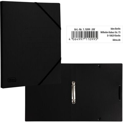 Idena, Classeur, Classeur à anneaux Eco A4 2 anneaux noir FSC-Mix (A4, 20 mm, 1 pcs) - Publicité Idena, Classeur, Classeur à anneaux Eco A4 2 anneaux noir FSC-Mix (A4, 20 mm, 1 pcs) - Publicité