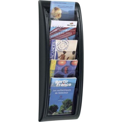 Paperflow, Présentoir, Porte-brochures mural (A5) - Publicité Paperflow, Présentoir, Porte-brochures mural (A5) - Publicité