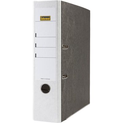 Idena, Classeur, Classeur A4 blanc 8cm Marbre Nuageux FSC-Mixte (A4, 80 mm, 1 pcs) - Publicité Idena, Classeur, Classeur A4 blanc 8cm Marbre Nuageux FSC-Mixte (A4, 80 mm, 1 pcs) - Publicité