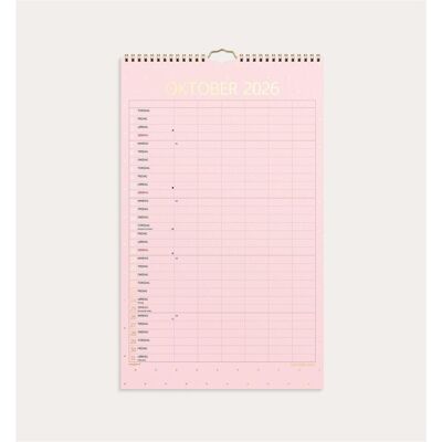 Mayland-Burde, Calendrier + agenda, Studie Familiekalender Color 2026/2027 - Publicité Mayland-Burde, Calendrier + agenda, Studie Familiekalender Color 2026/2027 - Publicité