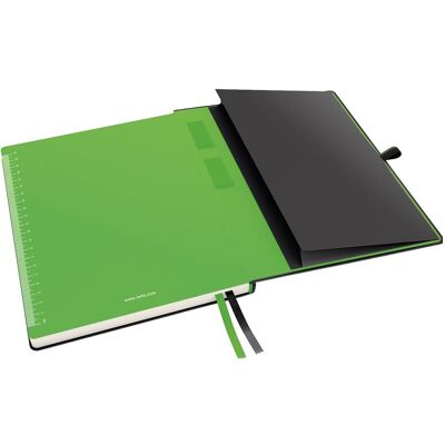 Leitz, Cahier + bloc-notes, Compléter (Spécial, Quadrillé, Couverture rigide) - Publicité Leitz, Cahier + bloc-notes, Compléter (Spécial, Quadrillé, Couverture rigide) - Publicité