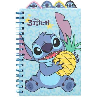 Grupo Erik, Cahier + bloc-notes, STITCH - Notebook avec Intercalaires - Format A5 (A5, À rayures, Couverture souple) - Publicité Grupo Erik, Cahier + bloc-notes, STITCH - Notebook avec Intercalaires - Format A5 (A5, À rayures, Couverture souple) - Publicité