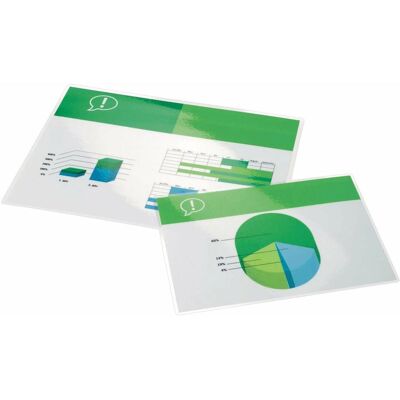 GBC, Films de plastification, Pochettes de plastification de documents A4 Micron Gloss (100) (A4, 100 pcs, 100 µm) - Publicité GBC, Films de plastification, Pochettes de plastification de documents A4 Micron Gloss (100) (A4, 100 pcs, 100 µm) - Publicité