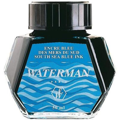 Waterman, Cartouche de rechange + encrier, Flacon d'encre (Turquoise, 1 pcs) - Publicité Waterman, Cartouche de rechange + encrier, Flacon d'encre (Turquoise, 1 pcs) - Publicité