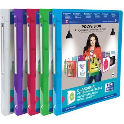 Elba, Classeur, Classeur à anneaux de présentation POLYVISION, 20 mm, assorti en PP, DIN A4, mécanisme de fermeture (A4, 20 mm, 1 pcs) - Publicité Elba, Classeur, Classeur à anneaux de présentation POLYVISION, 20 mm, assorti en PP, DIN A4, mécanisme de fermeture (A4, 20 mm, 1 pcs) - Publicité