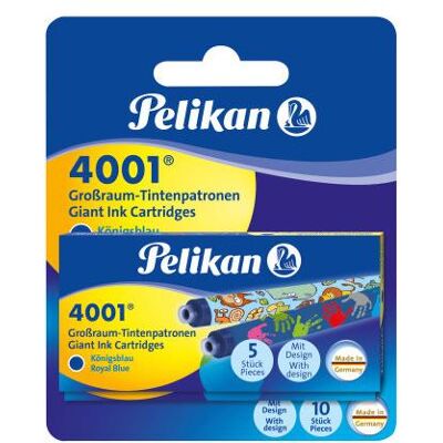 Magni, Cartouche de rechange + encrier, Cartouches d'encre grande capacité 2x5 blister bleu royal (Bleu, 10 pcs) - Publicité Magni, Cartouche de rechange + encrier, Cartouches d'encre grande capacité 2x5 blister bleu royal (Bleu, 10 pcs) - Publicité