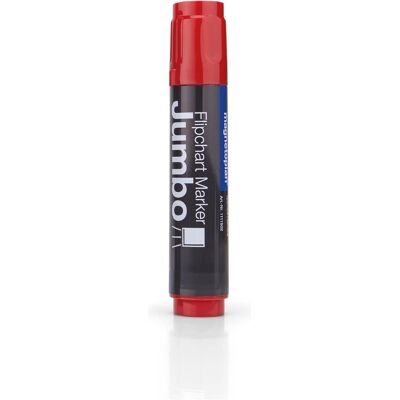 Marqueur Flipchart JUMBO de Magnetoplan - Rouge, 10 mm, Pack de 4 - Publicité Marqueur Flipchart JUMBO de Magnetoplan - Rouge, 10 mm, Pack de 4 - Publicité