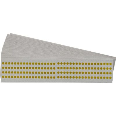 Brady, Étiquettes, B-654, CMKC-187, Étiquette de couverture à souder Kapton, Transparent Ambre, Diamètre 4.75 mm - Publicité Brady, Étiquettes, B-654, CMKC-187, Étiquette de couverture à souder Kapton, Transparent Ambre, Diamètre 4.75 mm - Publicité