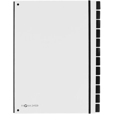 Pagna, Porte-documents, Chemise de bureau A4 Trend White, 12 compartiments (A4) - Publicité Pagna, Porte-documents, Chemise de bureau A4 Trend White, 12 compartiments (A4) - Publicité