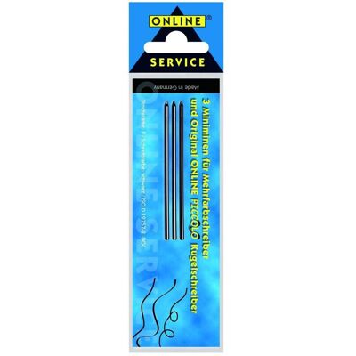 Online, Cartouche de rechange + encrier, D1 Mini (Noir, 0.50 mm, 3 pcs) - Publicité Online, Cartouche de rechange + encrier, D1 Mini (Noir, 0.50 mm, 3 pcs) - Publicité