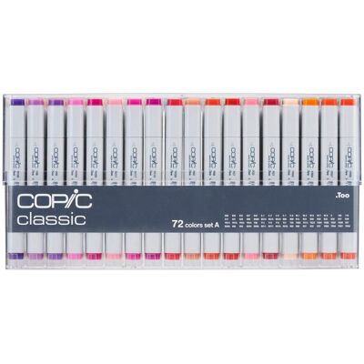 Ensemble de 72 Marqueurs Copic - Multicolore & Gris - Marqueur - Publicité Ensemble de 72 Marqueurs Copic - Multicolore & Gris - Marqueur - Publicité