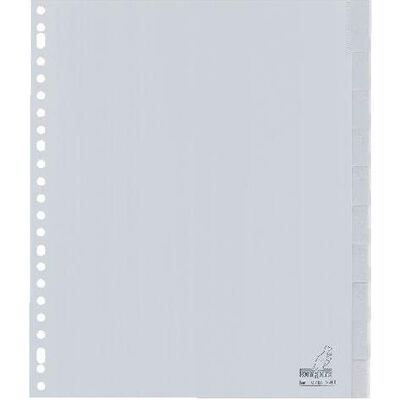 Kangaro, Classeur : accessoires, Intercalaires vierges DIN A4 Gris Transparent 10 pièces PP (Polypropylène) - Publicité Kangaro, Classeur : accessoires, Intercalaires vierges DIN A4 Gris Transparent 10 pièces PP (Polypropylène) - Publicité