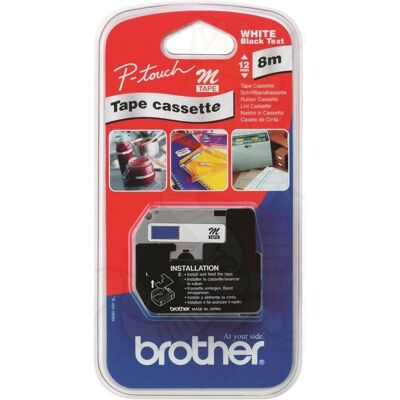 Brother Ruban d'étiquetage, M-K521bz (0.90 cm, Gris) - Publicité Brother Ruban d'étiquetage, M-K521bz (0.90 cm, Gris) - Publicité