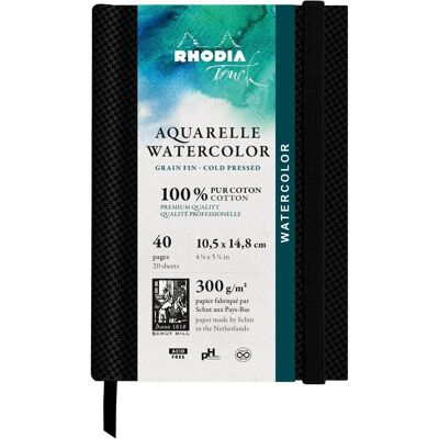 Carnet aquarelle Rhodia Touch - Livre d'aquarelle - Publicité Carnet aquarelle Rhodia Touch - Livre d'aquarelle - Publicité