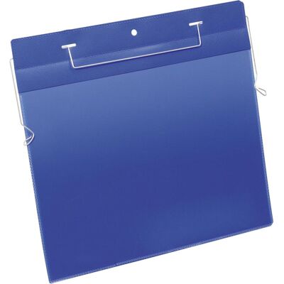 Durable, Pochette pour documents, Pochette à repasser en fil métallique A4 paysage (A4, De part et d'autre) - Publicité Durable, Pochette pour documents, Pochette à repasser en fil métallique A4 paysage (A4, De part et d'autre) - Publicité