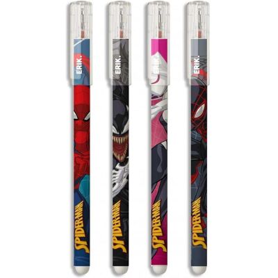 Grupo Erik, Gomme + correcteur, Spider-Man stylo effaçable Set de 4 - Publicité Grupo Erik, Gomme + correcteur, Spider-Man stylo effaçable Set de 4 - Publicité