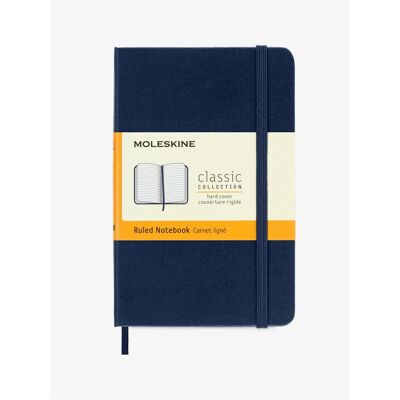 Moleskine, Cahier + bloc-notes, Carnet classique de poche (A6, À rayures) - Publicité Moleskine, Cahier + bloc-notes, Carnet classique de poche (A6, À rayures) - Publicité