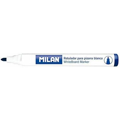 Milan, Marqueur, Feutres Planche blanche 12 pièces bleu PVC (12x) - Publicité Milan, Marqueur, Feutres Planche blanche 12 pièces bleu PVC (12x) - Publicité