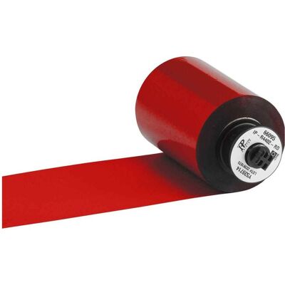 Brady, Machine à écrire : accessoires, IP-R-4402RD, Ruban résine, rouge, 83.00 mm x 300.00 m, f. Imprimante IP - Publicité Brady, Machine à écrire : accessoires, IP-R-4402RD, Ruban résine, rouge, 83.00 mm x 300.00 m, f. Imprimante IP - Publicité