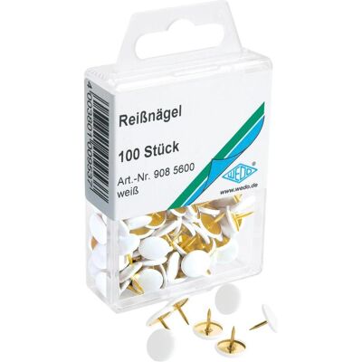 Wedo, Clou, Punaises (100 pcs, 9 mm) - Publicité Wedo, Clou, Punaises (100 pcs, 9 mm) - Publicité