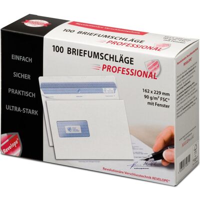 Mailmedia, Enveloppes, 30051816 Enveloppe REVELOPE, DIN C5, avec fenêtre (C5) - Publicité Mailmedia, Enveloppes, 30051816 Enveloppe REVELOPE, DIN C5, avec fenêtre (C5) - Publicité