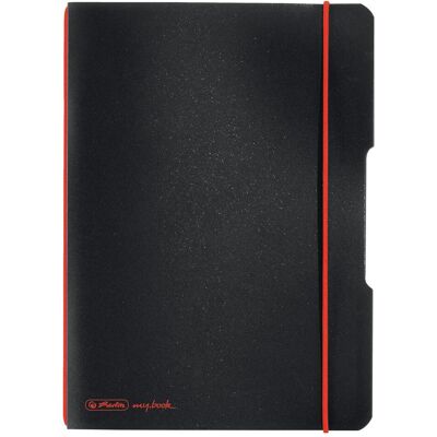 Herlitz, Cahier + bloc-notes, mon.livre Flex (A5, Quadrillé, Couverture souple) - Publicité Herlitz, Cahier + bloc-notes, mon.livre Flex (A5, Quadrillé, Couverture souple) - Publicité