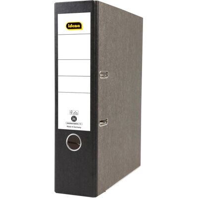 Idena, Classeur, Classeur A4 noir 8cm Marbre Nuageux FSC-Mixte (A4, 80 mm, 1 pcs) - Publicité Idena, Classeur, Classeur A4 noir 8cm Marbre Nuageux FSC-Mixte (A4, 80 mm, 1 pcs) - Publicité
