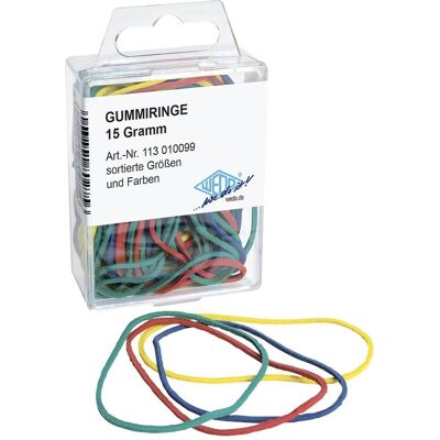 Wedo, Élastique, Anneaux en caoutchouc (80 pcs) - Publicité Wedo, Élastique, Anneaux en caoutchouc (80 pcs) - Publicité