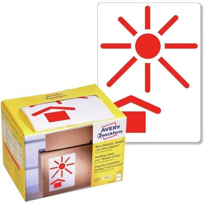 Avery Signalisation de sécurité, ZW. Étiquettes d'avertissement 74x100mm 7253 blanc 200 pièces - Publicité Avery Signalisation de sécurité, ZW. Étiquettes d'avertissement 74x100mm 7253 blanc 200 pièces - Publicité