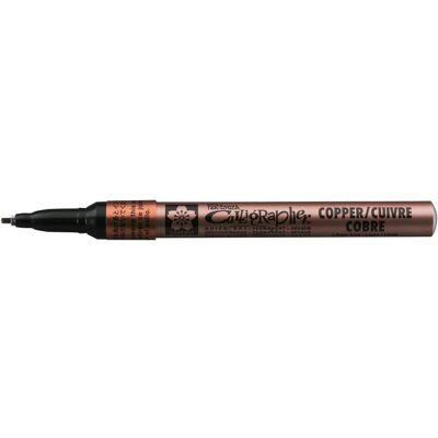 Sakura, Marqueur, Marqueur calligraphique 1.8 mm F, cuivre (1x) - Publicité Sakura, Marqueur, Marqueur calligraphique 1.8 mm F, cuivre (1x) - Publicité