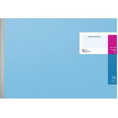 König & Ebhardt, Bulletin de versement, Vario Journal 18 comptes 48 feuilles 53x33cm (48x) - Publicité König & Ebhardt, Bulletin de versement, Vario Journal 18 comptes 48 feuilles 53x33cm (48x) - Publicité
