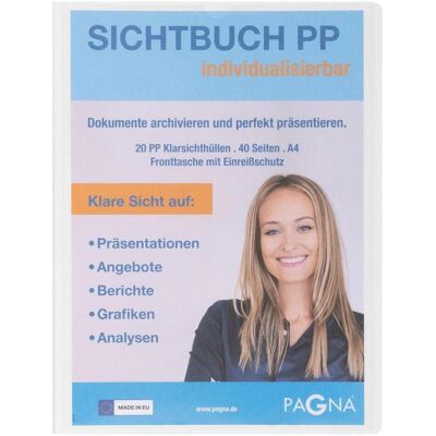 Pagna, Porte-documents, Office Sichtbuch DIN A4, 20 Hüllen weiss (A4, 1x) - Publicité Pagna, Porte-documents, Office Sichtbuch DIN A4, 20 Hüllen weiss (A4, 1x) - Publicité