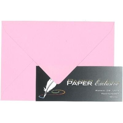 Hobby2you, Enveloppes, Kuvert C6 120g lyserd tekstureret 10stk. (10x) - Publicité Hobby2you, Enveloppes, Kuvert C6 120g lyserd tekstureret 10stk. (10x) - Publicité