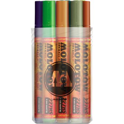 Molotow, Marqueur, Marqueur permanent One4All 227 HS rechargeable 4mm assorti UE=12 pièces Boîte de crayons (12x) - Publicité Molotow, Marqueur, Marqueur permanent One4All 227 HS rechargeable 4mm assorti UE=12 pièces Boîte de crayons (12x) - Publicité
