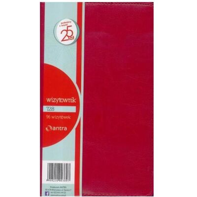 Antrax, Porte-cartes, Porte-cartes de visite 96 triple cage 728 rouge (233371) - Publicité Antrax, Porte-cartes, Porte-cartes de visite 96 triple cage 728 rouge (233371) - Publicité