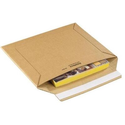 Raja, Pochette d'expédition + enveloppe à bulles, Enveloppes PCMA25C Marron (100 pcs) - Publicité Raja, Pochette d'expédition + enveloppe à bulles, Enveloppes PCMA25C Marron (100 pcs) - Publicité