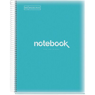 Miquelrius, Cahier + bloc-notes, Notizbuch A4 80 SQU.90G PP EMOTIONS SKYblau (A4, Pointillés) - Publicité Miquelrius, Cahier + bloc-notes, Notizbuch A4 80 SQU.90G PP EMOTIONS SKYblau (A4, Pointillés) - Publicité