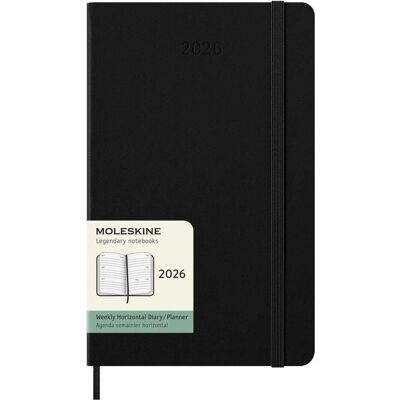 Moleskine, Agenda, Agenda d'affaires (Large 13x21, 1 semaine / 2 pages) - Publicité Moleskine, Agenda, Agenda d'affaires (Large 13x21, 1 semaine / 2 pages) - Publicité