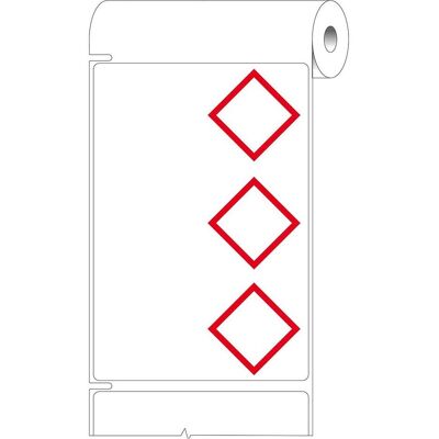 Brady, Rouleau d’étiquettes, THTCLP-L-L3B-7594-0.5, polypropylène, blanc, brillant, 105.00 x 155.00 mm, mise en page 3B (3 R - Publicité Brady, Rouleau d’étiquettes, THTCLP-L-L3B-7594-0.5, polypropylène, blanc, brillant, 105.00 x 155.00 mm, mise en page 3B (3 R - Publicité
