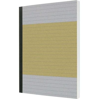 Sigel, Cahier + bloc-notes, Carnet bright yellow (A5, À rayures, Couverture souple) - Publicité Sigel, Cahier + bloc-notes, Carnet bright yellow (A5, À rayures, Couverture souple) - Publicité