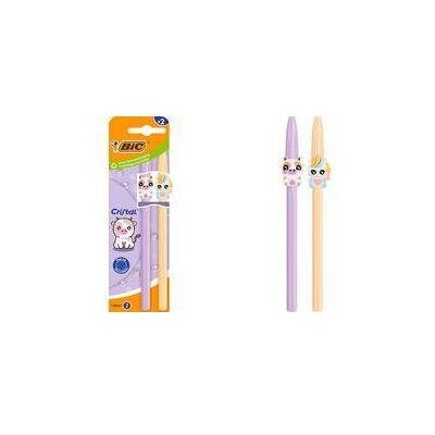 Bic, Stylo, Kugelschreiber Cristal Pastel Figurines, lila & rot Strichstärke: 0,32 mm, sechseckig, Schaft und K - Publicité Bic, Stylo, Kugelschreiber Cristal Pastel Figurines, lila & rot Strichstärke: 0,32 mm, sechseckig, Schaft und K - Publicité