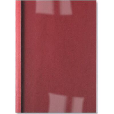 GBC Chemises à reliure thermique ThermaBind BusinessLine cuir, Relieuse : accessoires, Rouge - Publicité GBC Chemises à reliure thermique ThermaBind BusinessLine cuir, Relieuse : accessoires, Rouge - Publicité