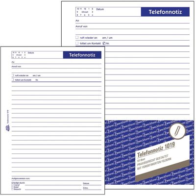 Avery Bulletin de versement, Note téléphonique (50x) - Publicité Avery Bulletin de versement, Note téléphonique (50x) - Publicité