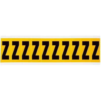 Brady, Étiquettes, 1534-Z Étiquette autocollante Rectangle Durable Noir - Jaune 10 pcs e - Publicité Brady, Étiquettes, 1534-Z Étiquette autocollante Rectangle Durable Noir - Jaune 10 pcs e - Publicité